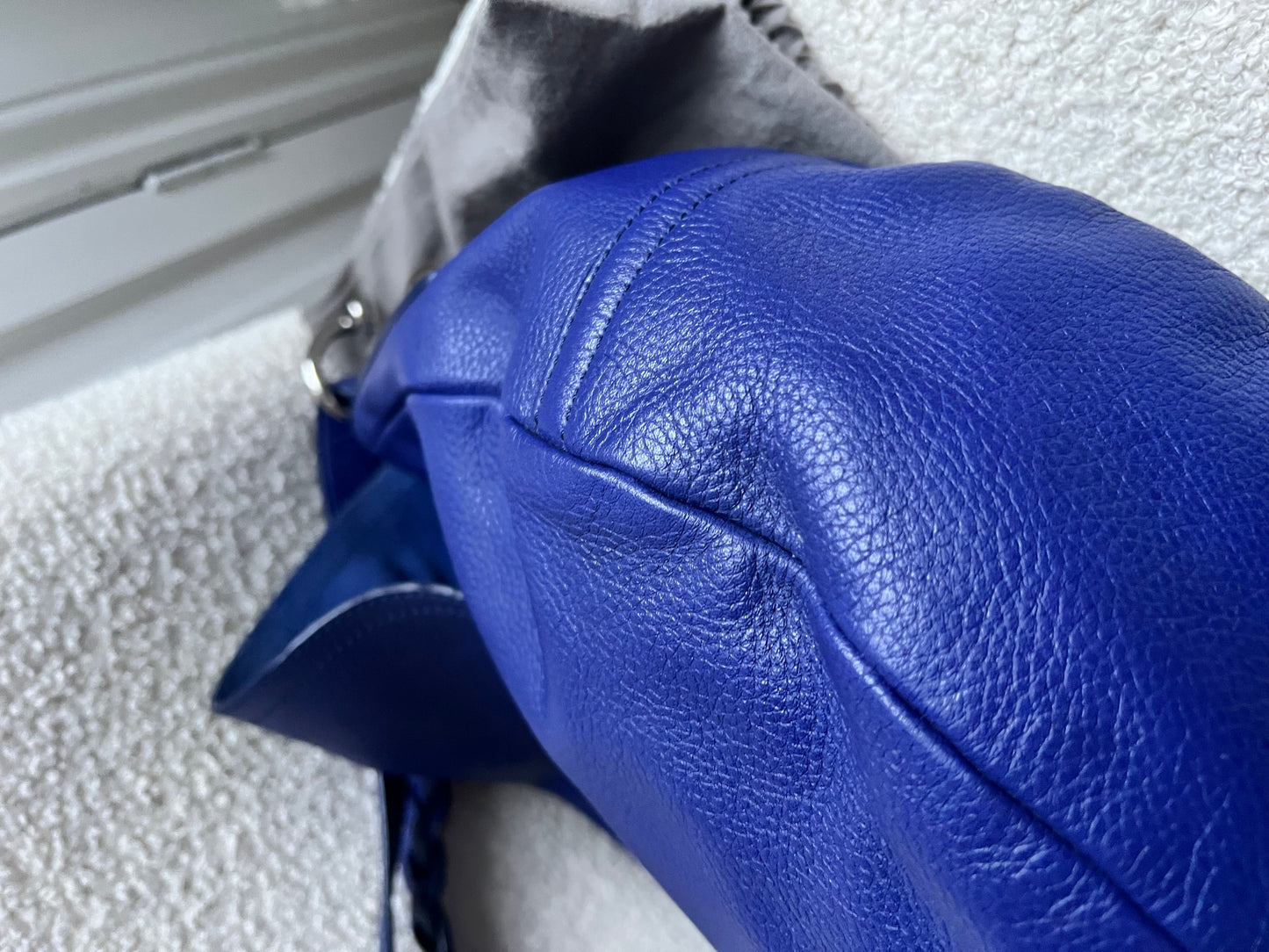 Mulberry Blue Daria Satchel (RRP £795)