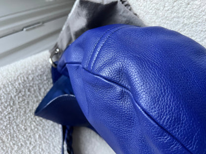 Mulberry Blue Daria Satchel (RRP £795)