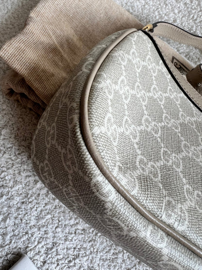 Gucci Ophidia GG Beige Supreme Shoulder Bag (RRP £930)