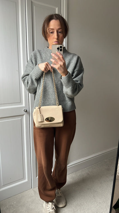 Mulberry Buttercream Regular Lily with Gold Hardware (RRP £995)