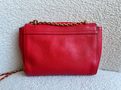 Mulberry Hibiscus Red Regular Lily with Gold Hardware (RRP £995)