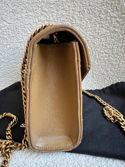 Yves Saint Laurent (YSL) Beige Small Envelope Bag (RRP £1,940)