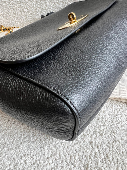 Mulberry Black Medium Lily with Gold Hardware (RRP £1095)