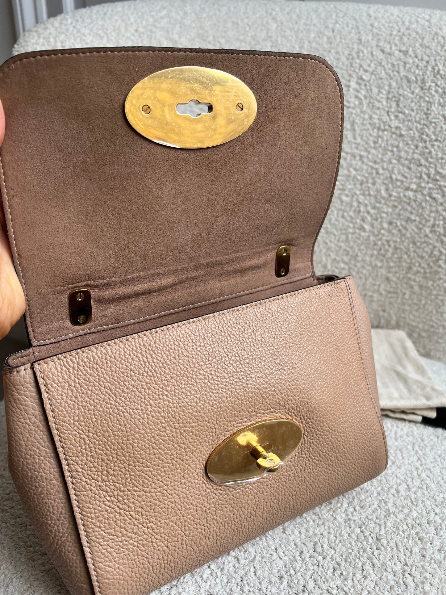 Mulberry Rosewater Regular Lily with Gold Hardware (RRP £995)