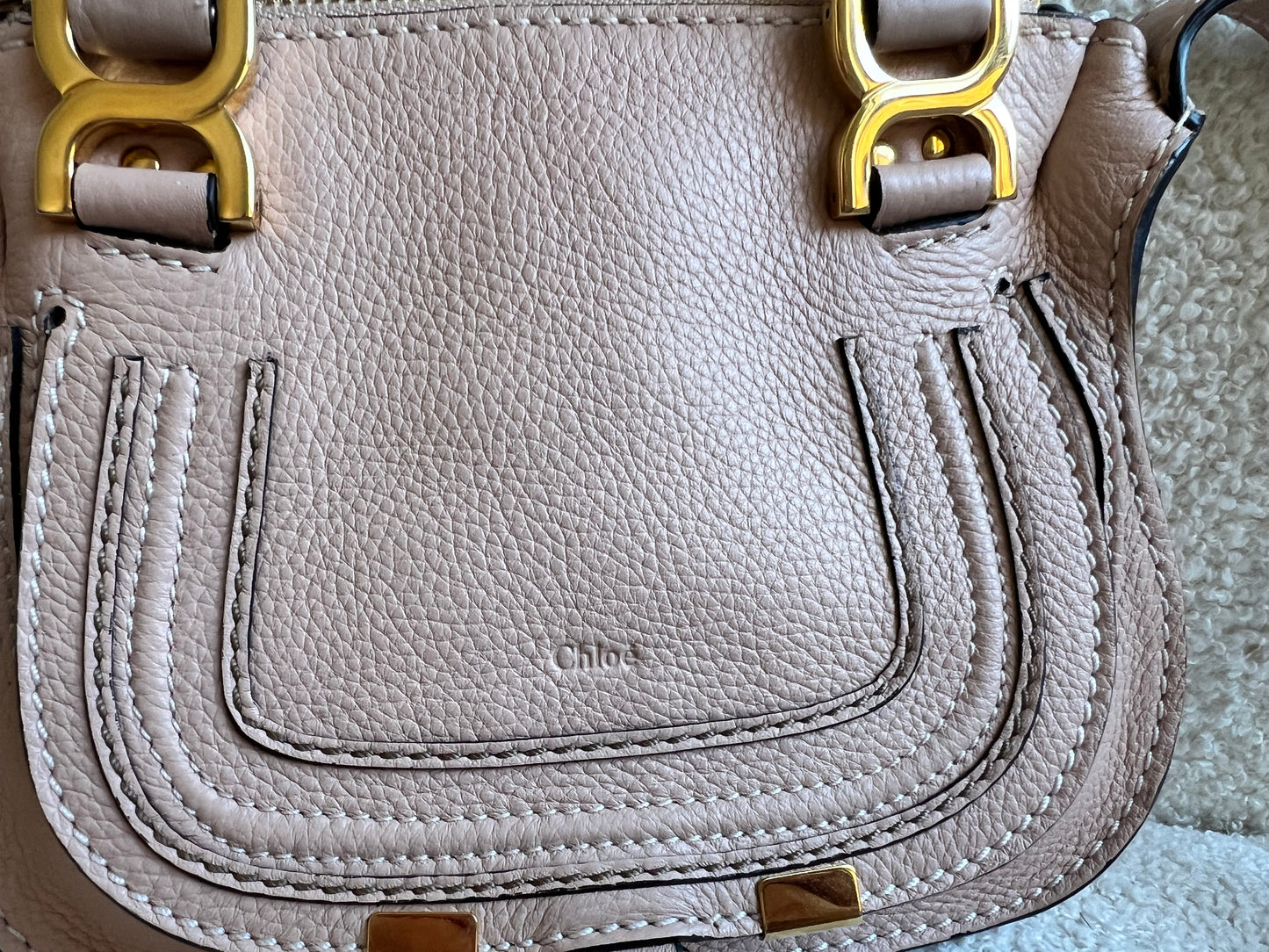 Chloe Softy Pink Mini Marcie Handbag (RRP £1050)