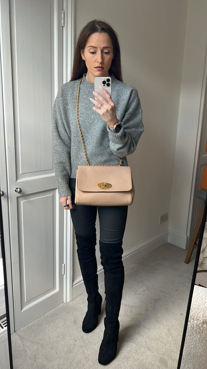 Mulberry Rosewater Medium Lily with Gold Hardware (RRP £995)