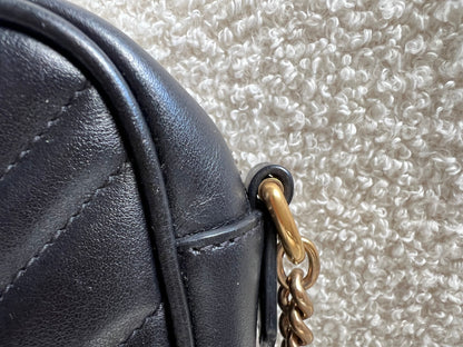 Gucci GG Black Marmont Mini Shoulder Bag (RRP £1,360)