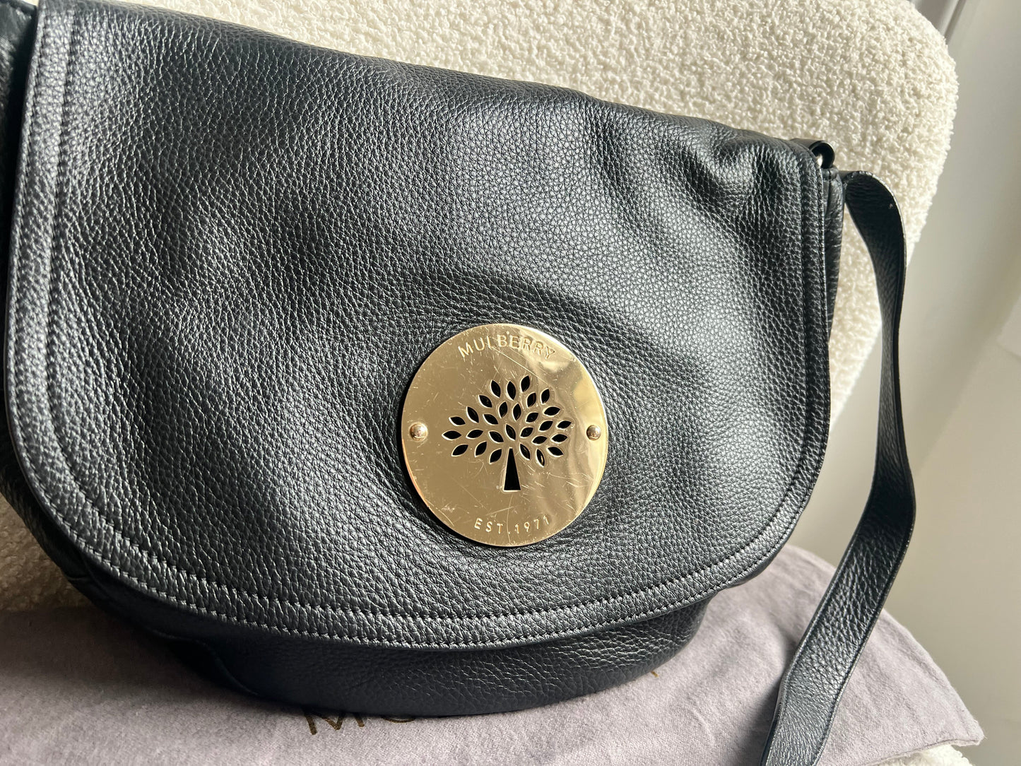 Mulberry Black Daria Satchel (RRP £795)