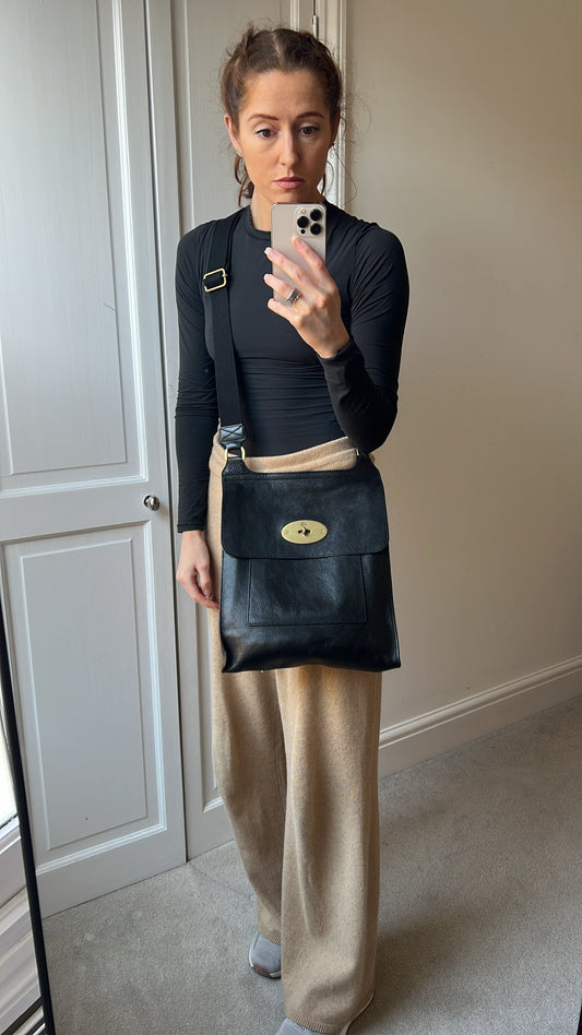 Mulberry Large Black Antony (RRP £695)