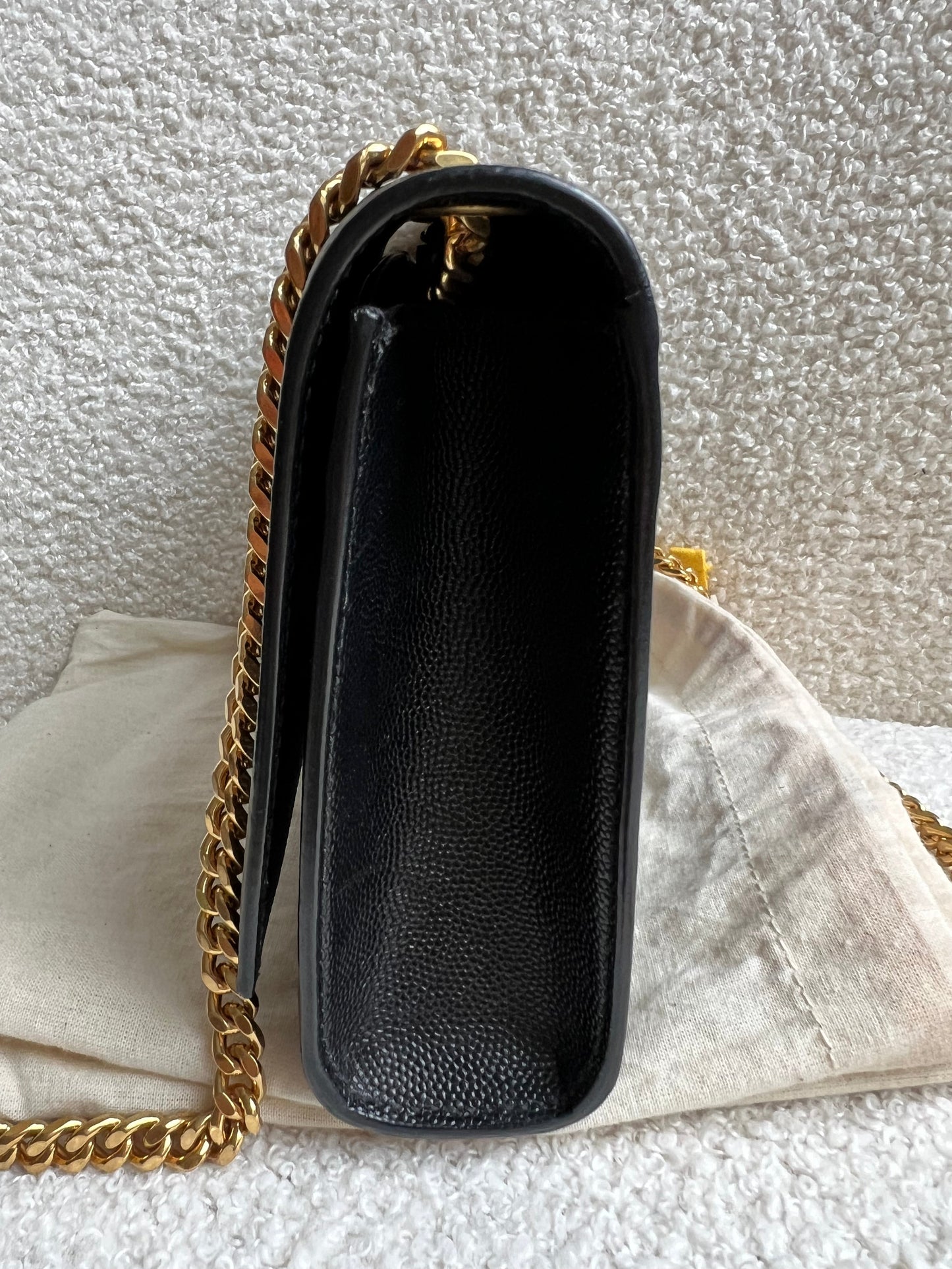 Yves Saint Laurent (YSL) Black Small Kate with Gold Hardware (RRP £1,550)