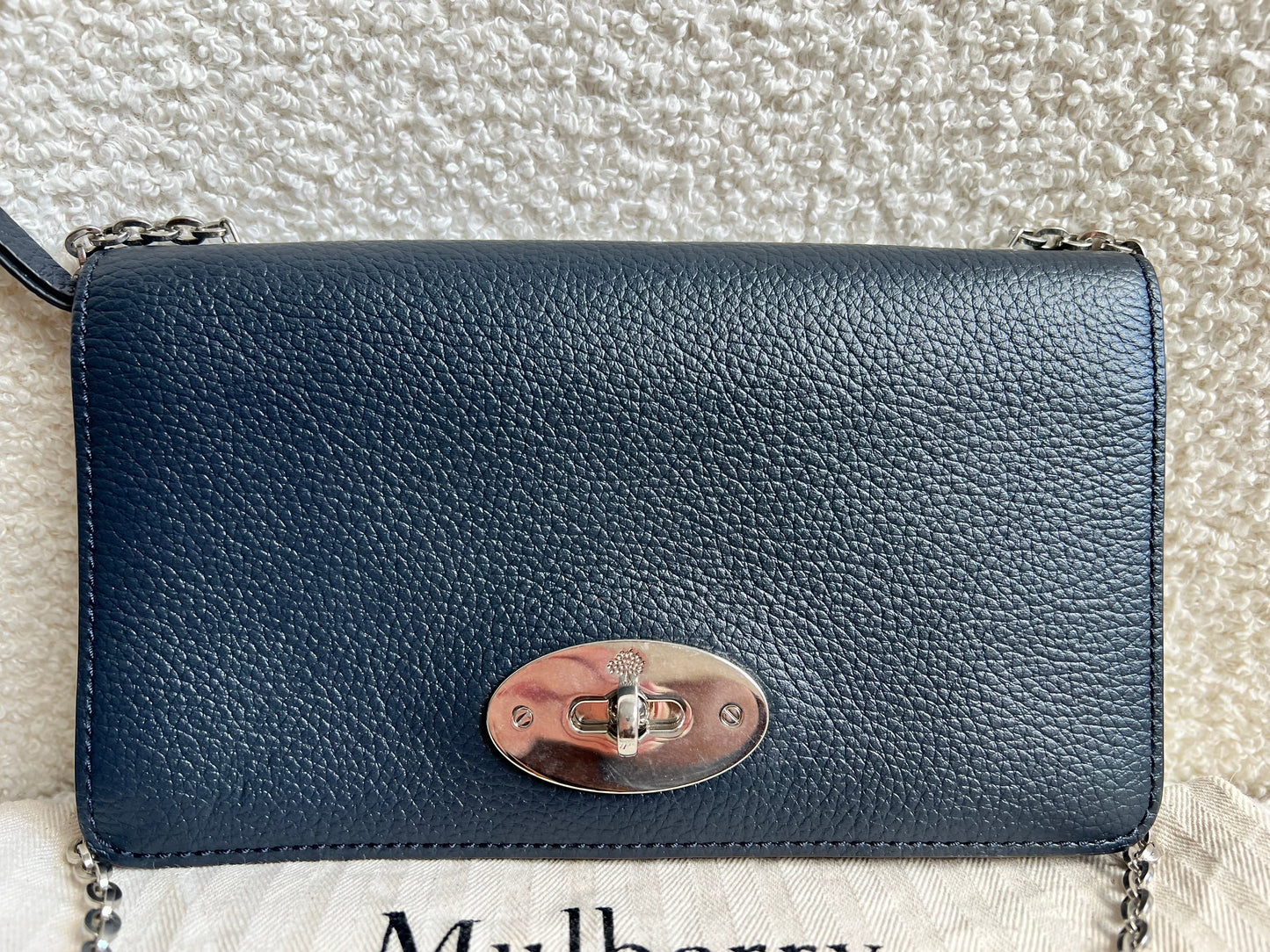 Mulberry Midnight Bayswater Clutch (RRP £495)
