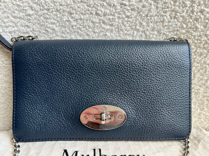Mulberry Midnight Bayswater Clutch (RRP £495)