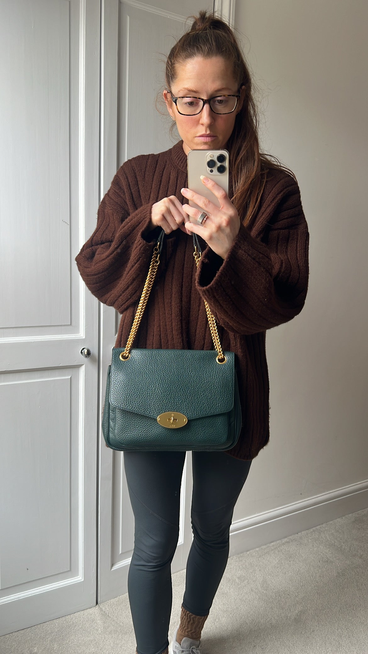 Mulberry Green Darley Shoulder Bag (RRP £1095)