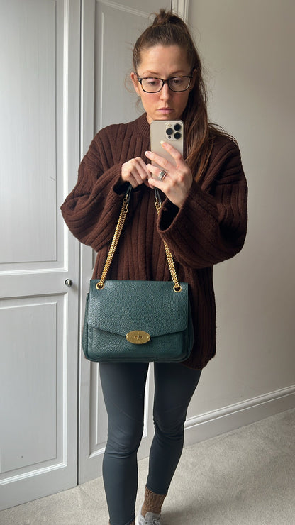 Mulberry Green Darley Shoulder Bag (RRP £1095)