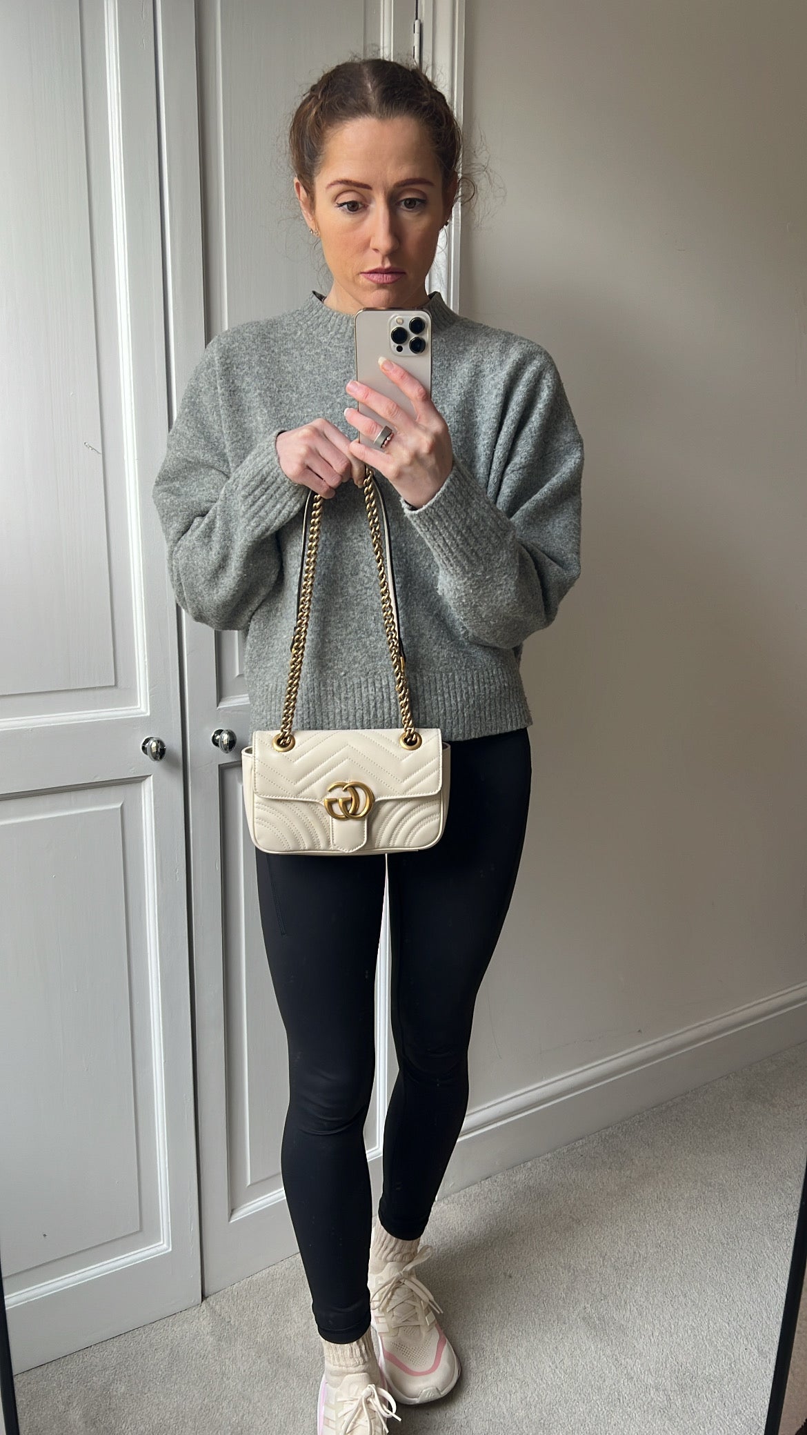 Gucci GG White Marmont Mini Shoulder Bag (RRP £1,890)
