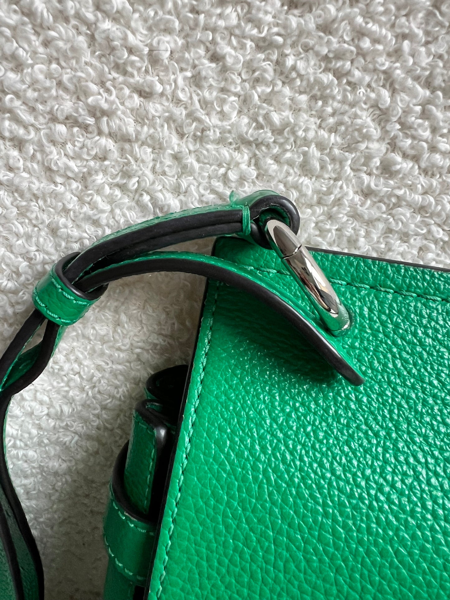 Mulberry Lawn Green Amberley Satchel (RRP £795)
