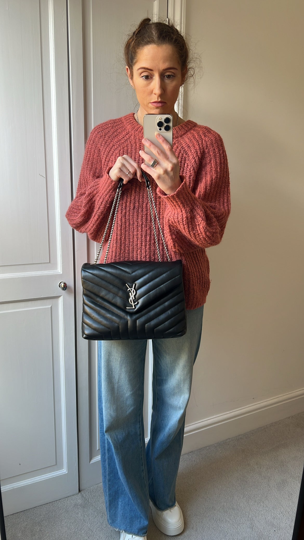 Yves Saint Laurent (YSL) Medium Black Lou Lou (RRP £2,100)