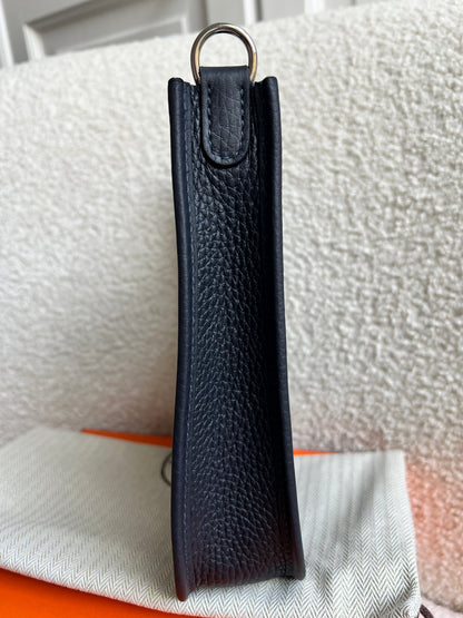 Hermes Evelyne TPM in Caban Clemence Leather with Palladium Hardware