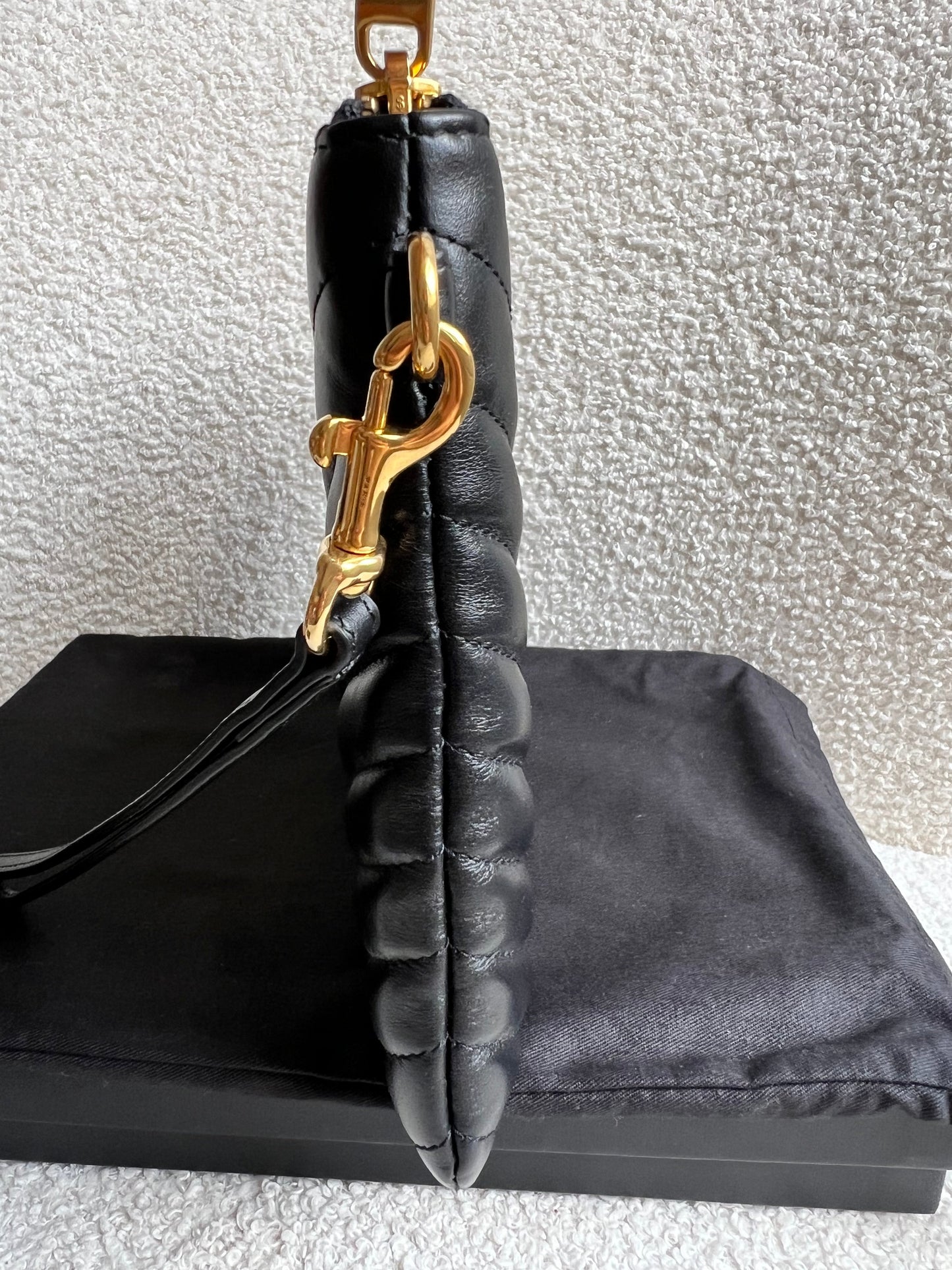 Yves Saint Laurent (YSL) Black Monogram Clutch Pouch (RRP £530)
