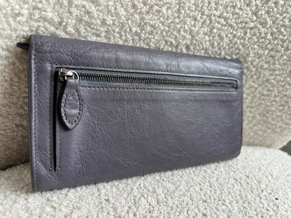 Mulberry Foggy Grey Alexa Postmans Lock Wallet