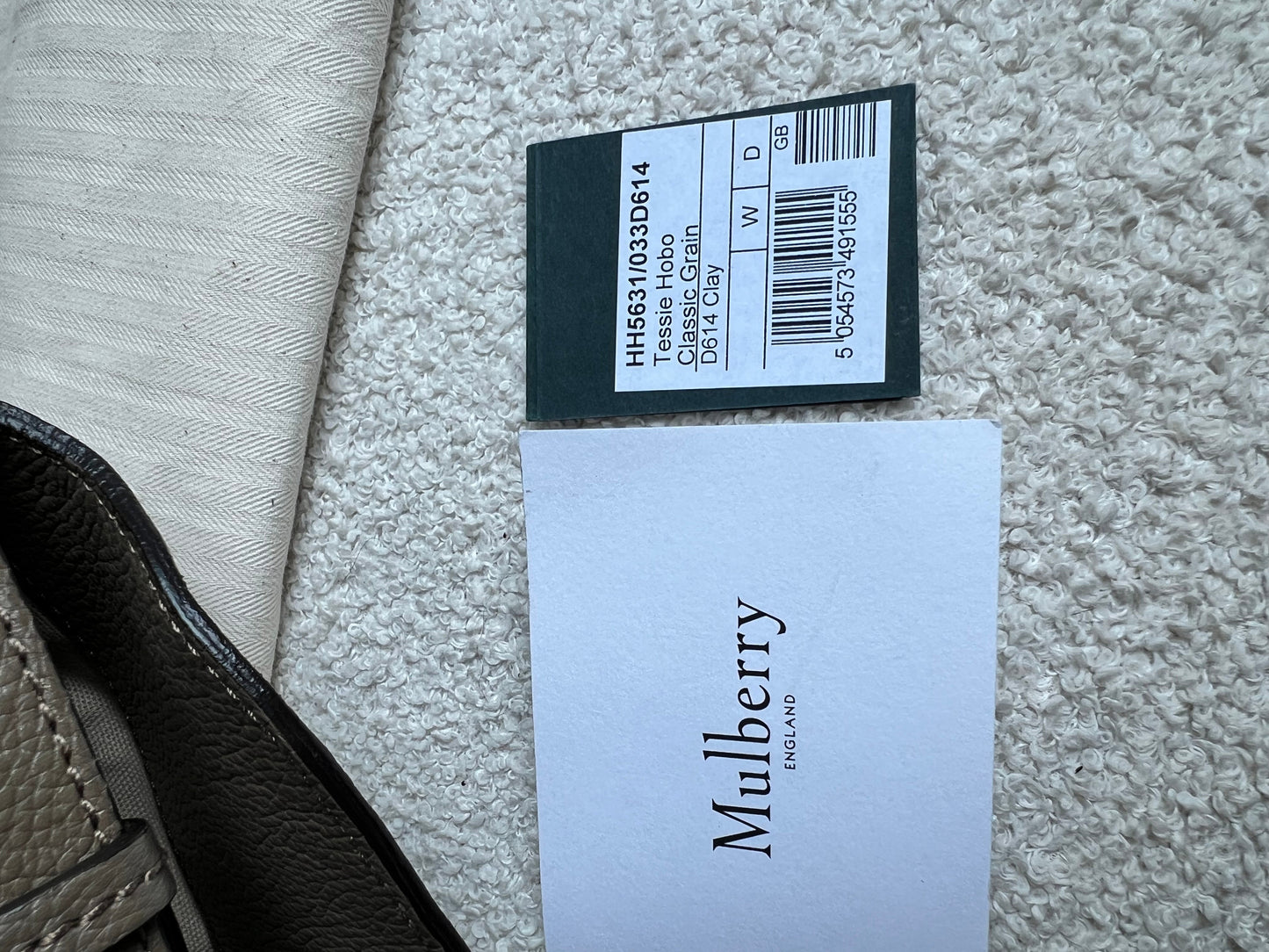 Mulberry Clay Tessie Hobo (RRP £695)