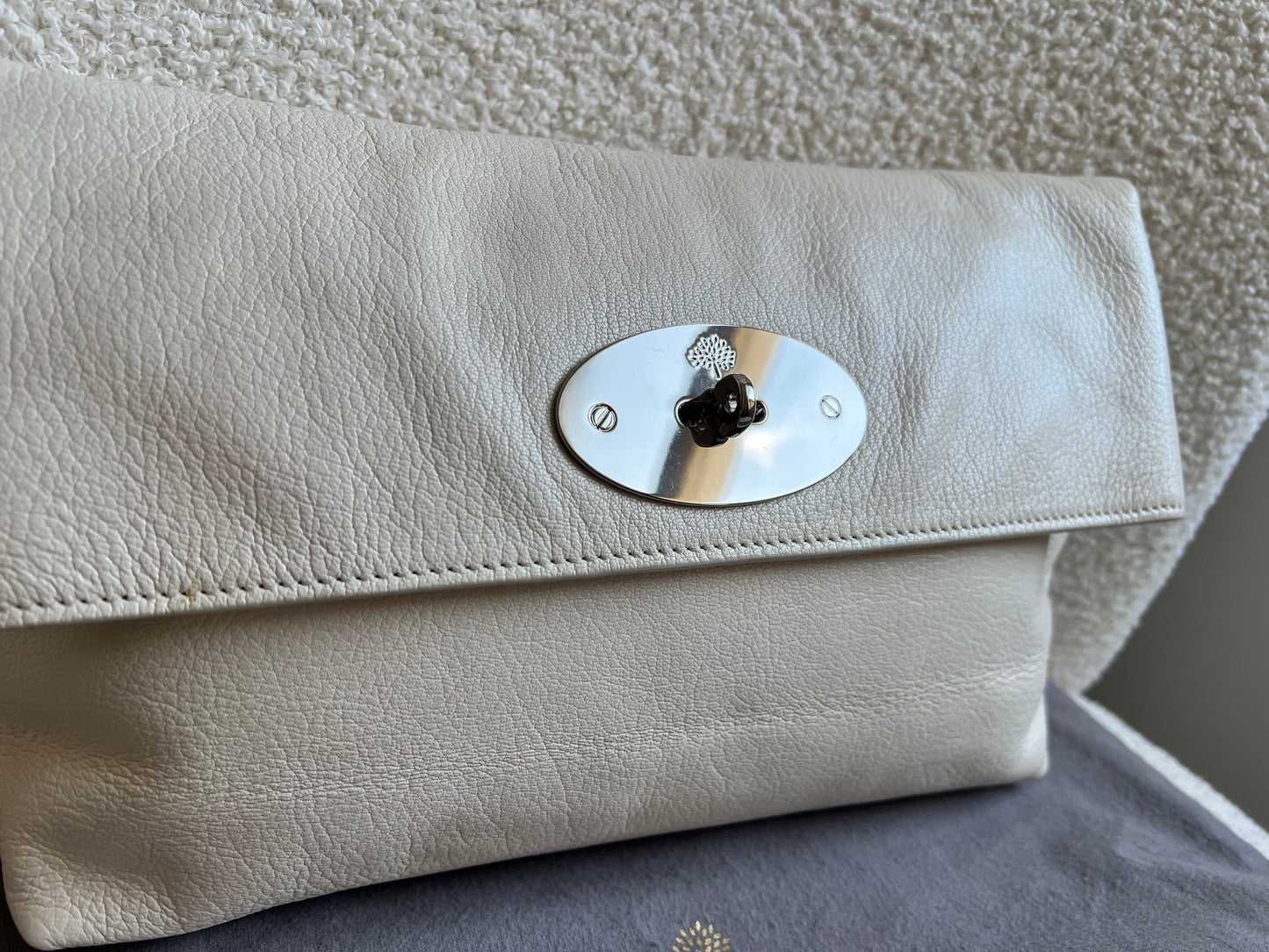 Mulberry Marshmallow Clemmie Clutch (RRP £695)
