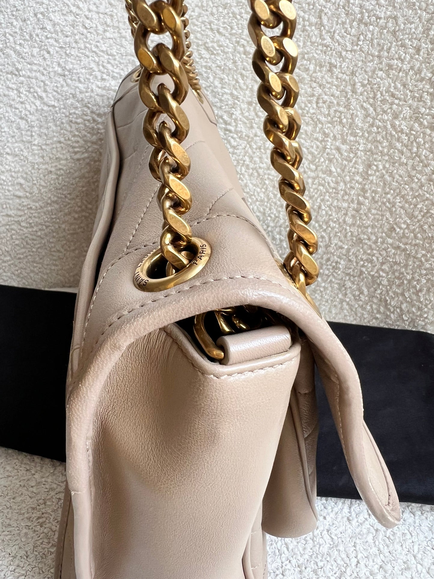 Yves Saint Laurent (YSL) Beige Medium Niki Chain Bag (RRP £2500)