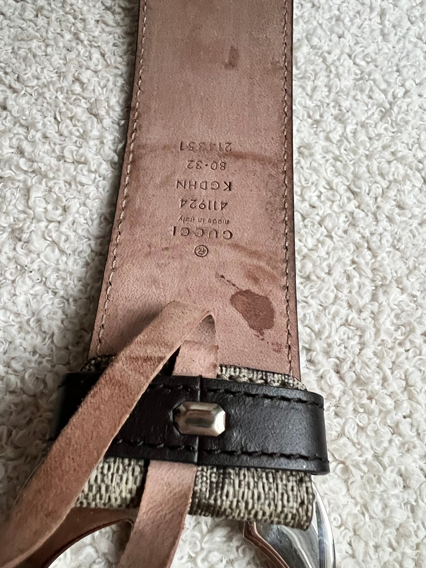 Gucci Interlocking GG Belt Supreme (RRP £360)