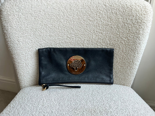 Mulberry Black Daria Clutch (RRP £550)