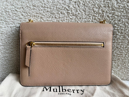 Mulberry Rosewater Small Darley Shoulder Bag (RRP £695)