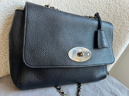Mulberry Black Medium Lily with Silver Hardware (RRP £1095)