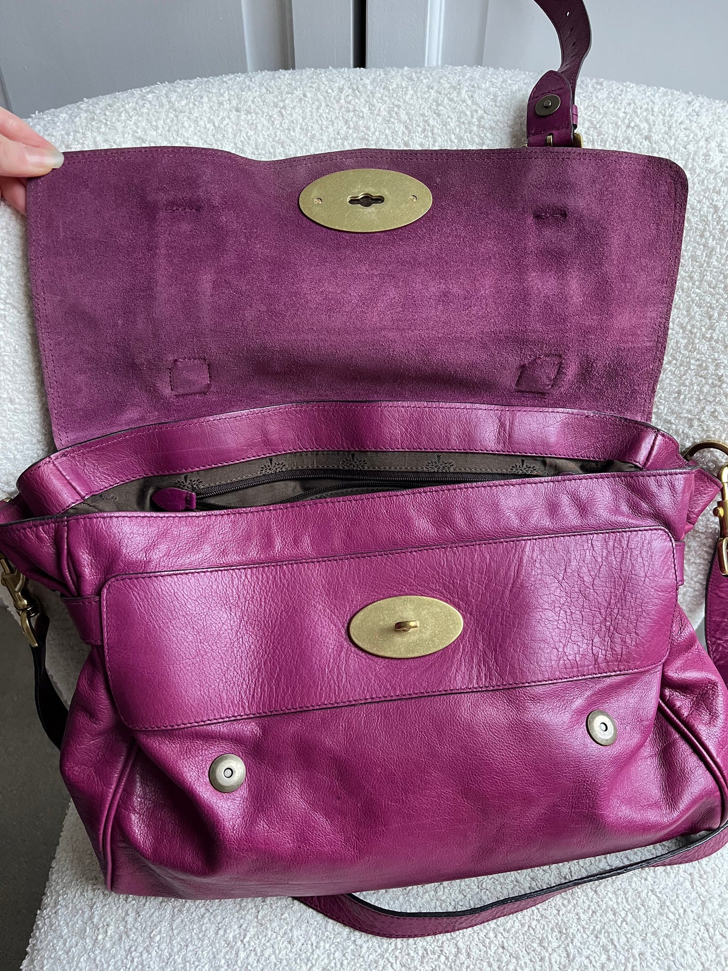 Mulberry Oversized Plum Alexa (RRP £1100)