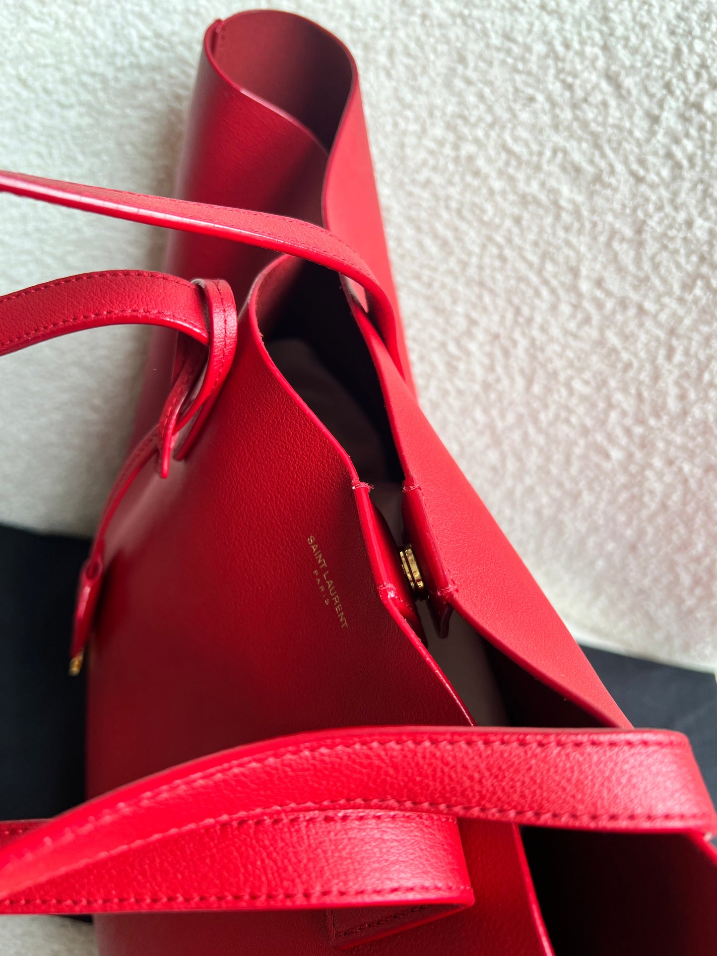 Yves Saint Laurent (YSL) Red E/W Shopping Tote (RRP £1115)