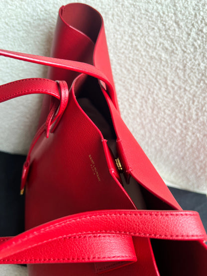 Yves Saint Laurent (YSL) Red E/W Shopping Tote (RRP £1115)