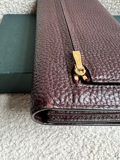 Mulberry Oxblood Continental Wallet (RRP £375)