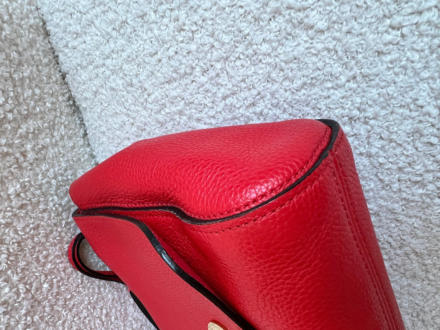 Mulberry Hibiscus Red Regular Lily with Gold Hardware (RRP £995)