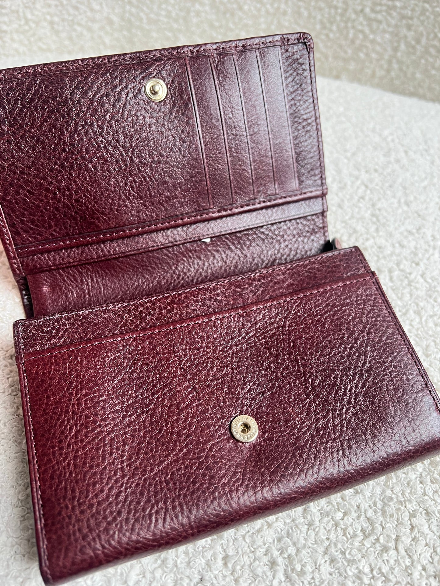 Mulberry Oxblood French Purse (RRP £295)