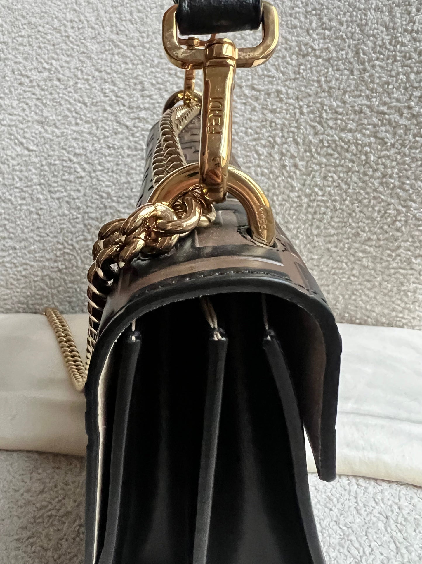 Fendi Medium Kan U Zucca Monogram
