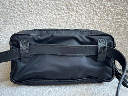 Prada Black Nylon Mini Belt Bag