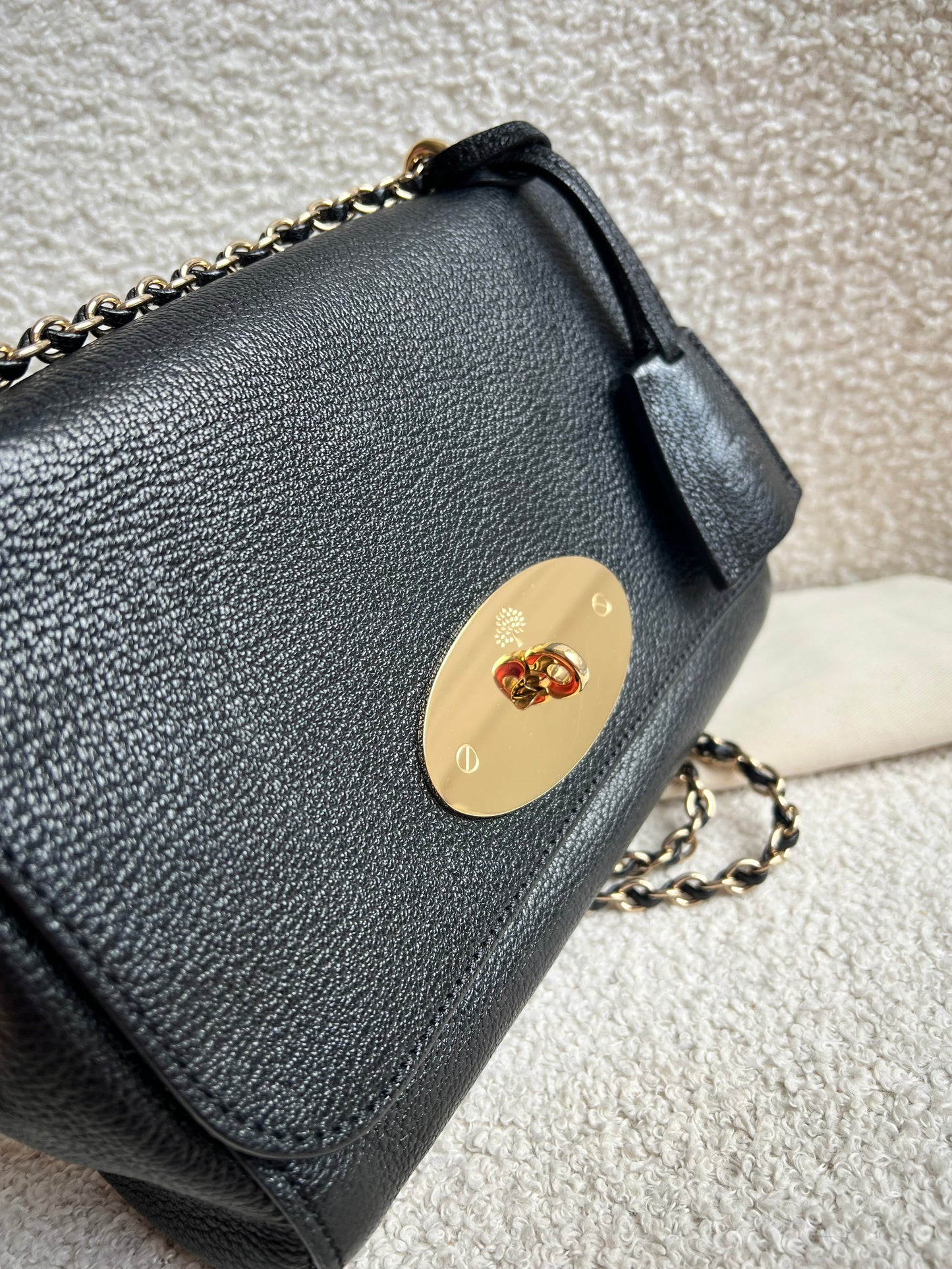 Mulberry Black Regular Lily with Gold Hardware (RRP £995)