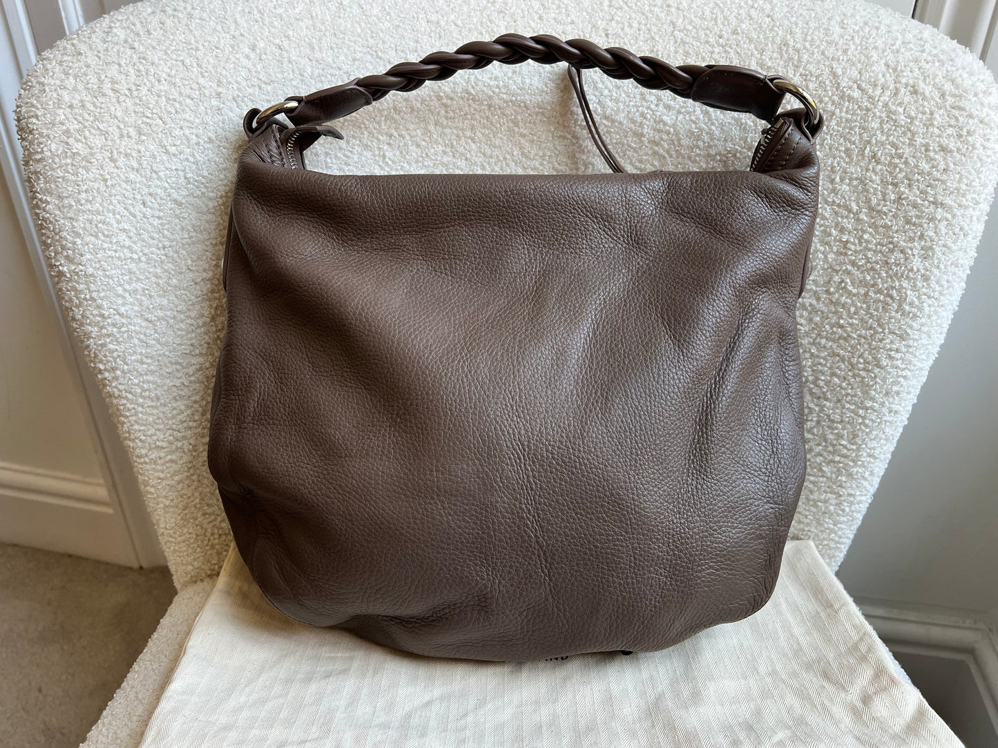 Mulberry Taupe Daria Hobo (RRP £795)