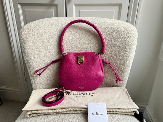 Mulberry Pink Mini Iris Hobo (RRP £1,195)