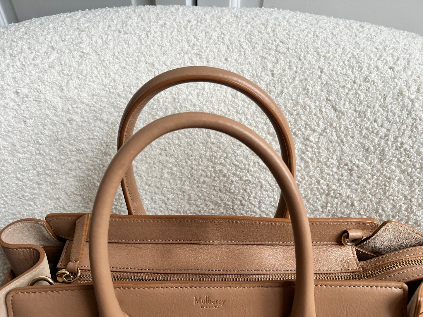 Mulberry Light Salmon Small Zipped Bayswater (RRP £1,245)
