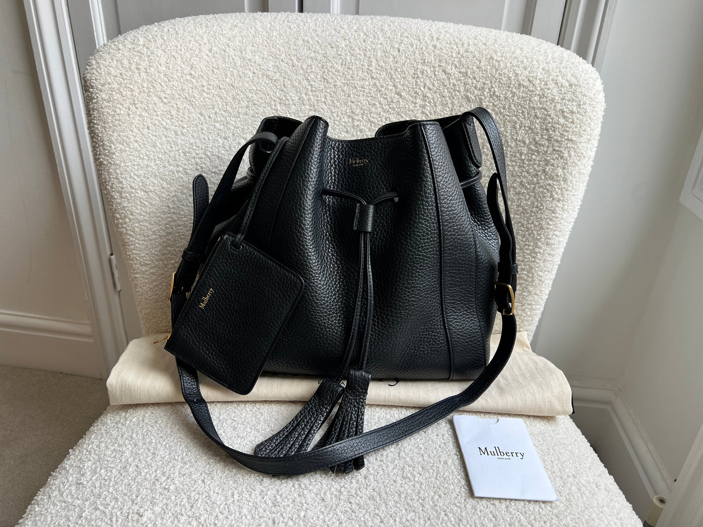 Mulberry Black Small Millie Tote (£950)