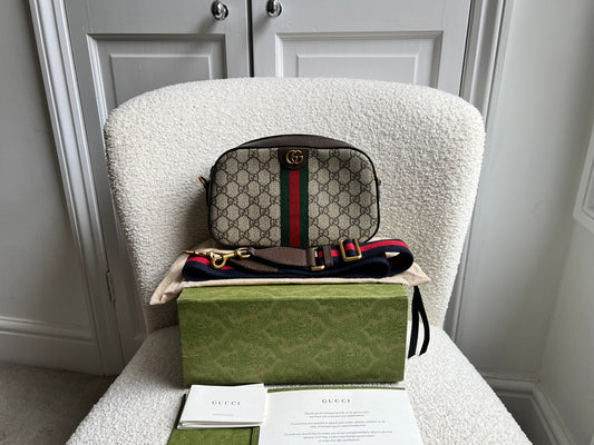 Gucci Ophidia Supreme Small Crossbody Bag (RRP £1220)
