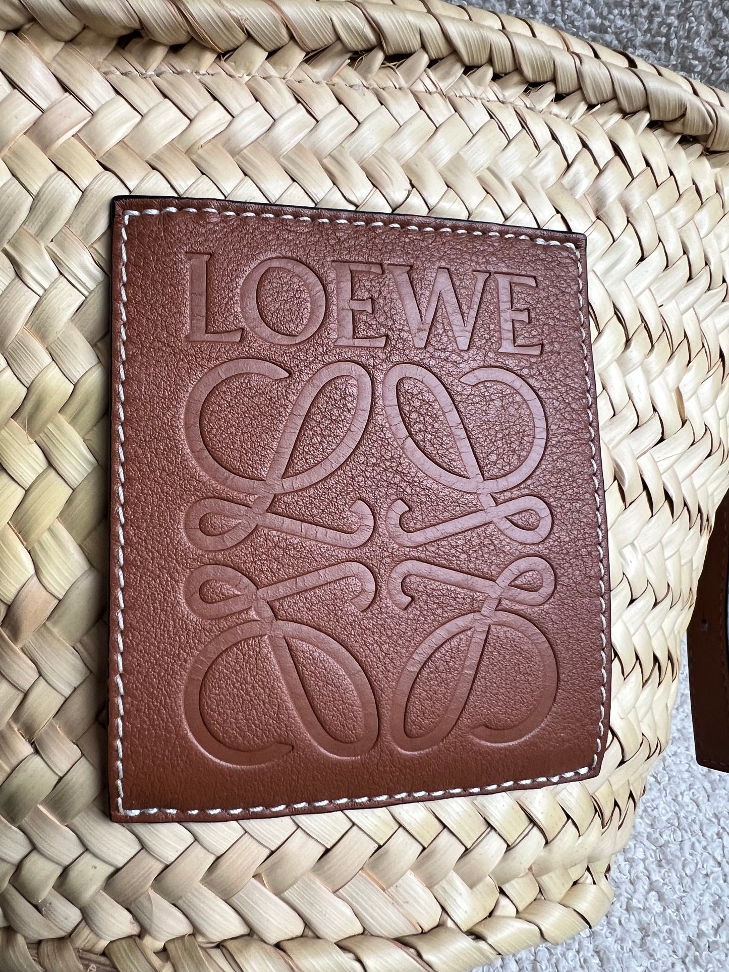 Loewe Drawstring bucket basket bag (RRP £450)