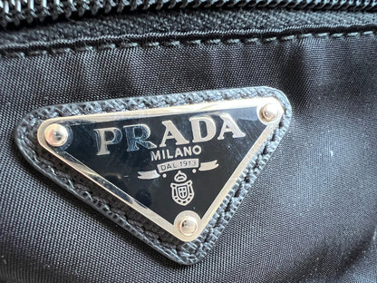 Prada Black Nylon Mini Belt Bag