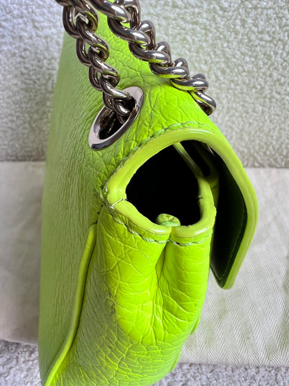 Mulberry Neon Yellow Mini Darley Shoulder Bag (RRP £725)