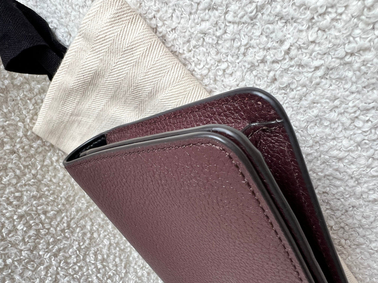 Mulberry Oxblood Bayswater Clutch (RRP £495)