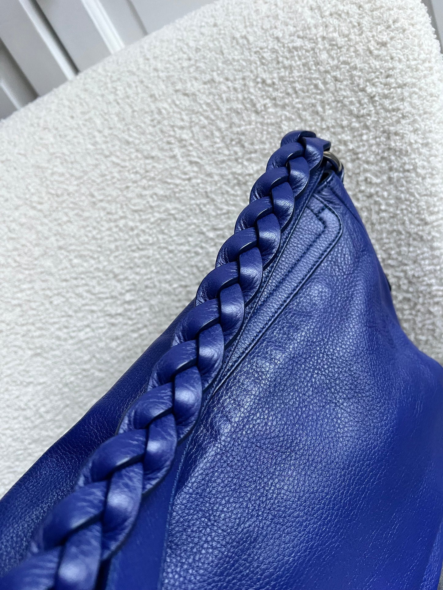 Mulberry Blue Daria Satchel (RRP £795)